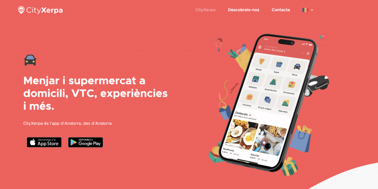 Una imatge de la pàgina web de CityXerpa.